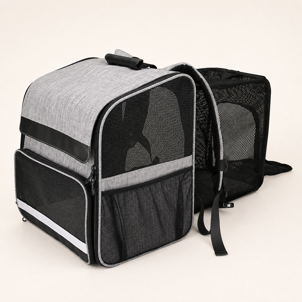 Soft-Sided Pet Carrier 1955 in Black Gray