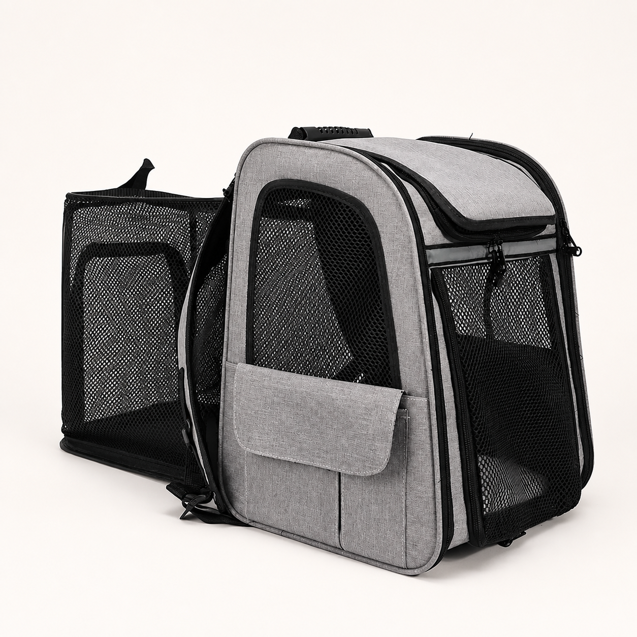 Soft-Sided Pet Carrier 1962 in Gray