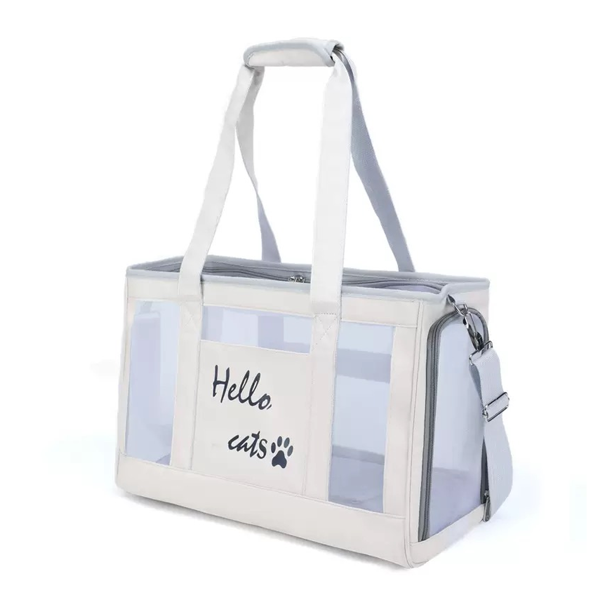 Soft-Sided Pet Carrier D05035 in White