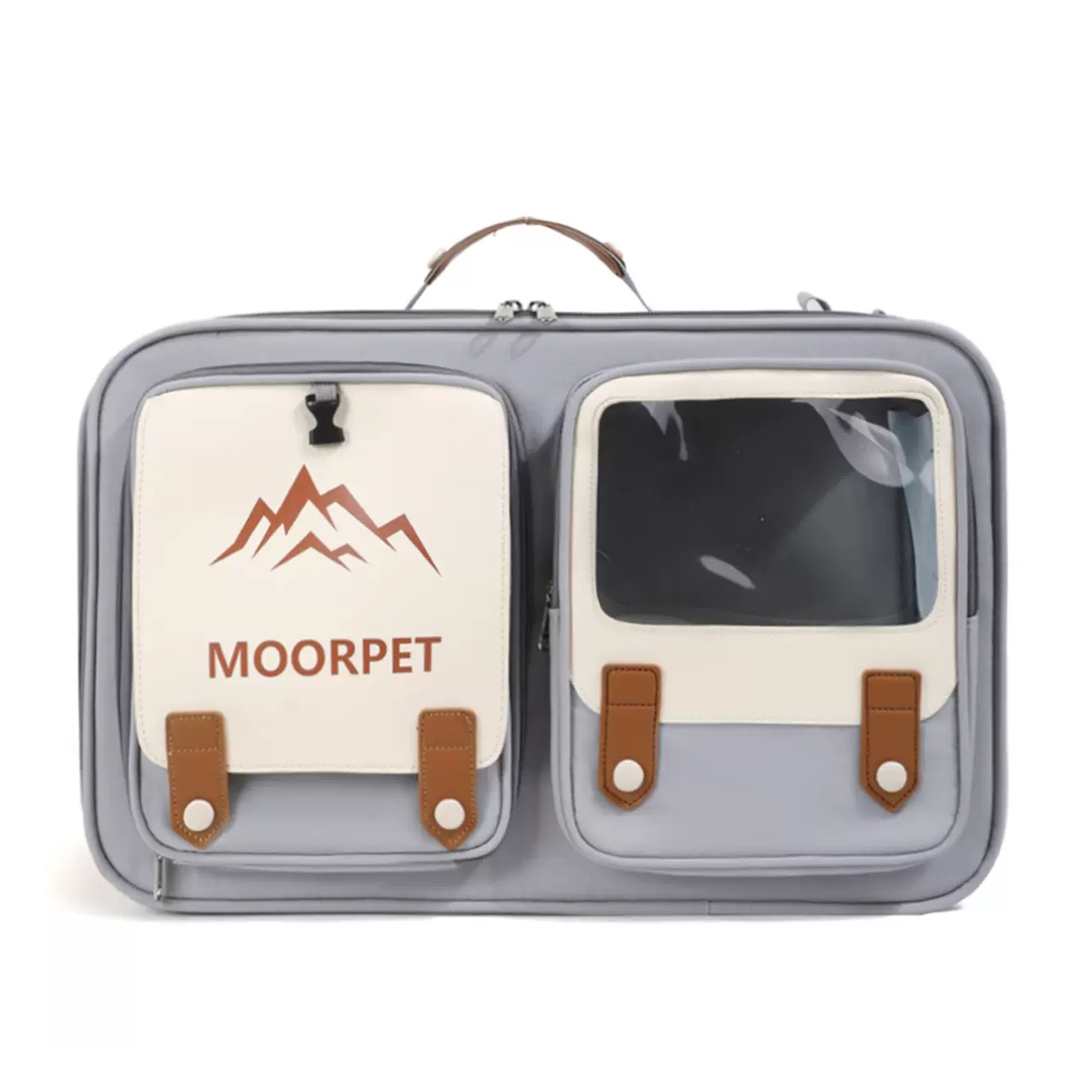Soft-Sided Pet Carrier D05588 in Gray