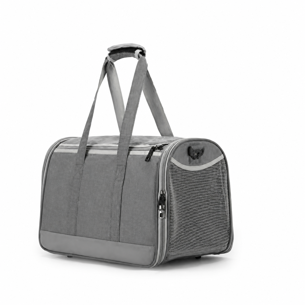 Soft-Sided Pet Carrier D09164 in Gray