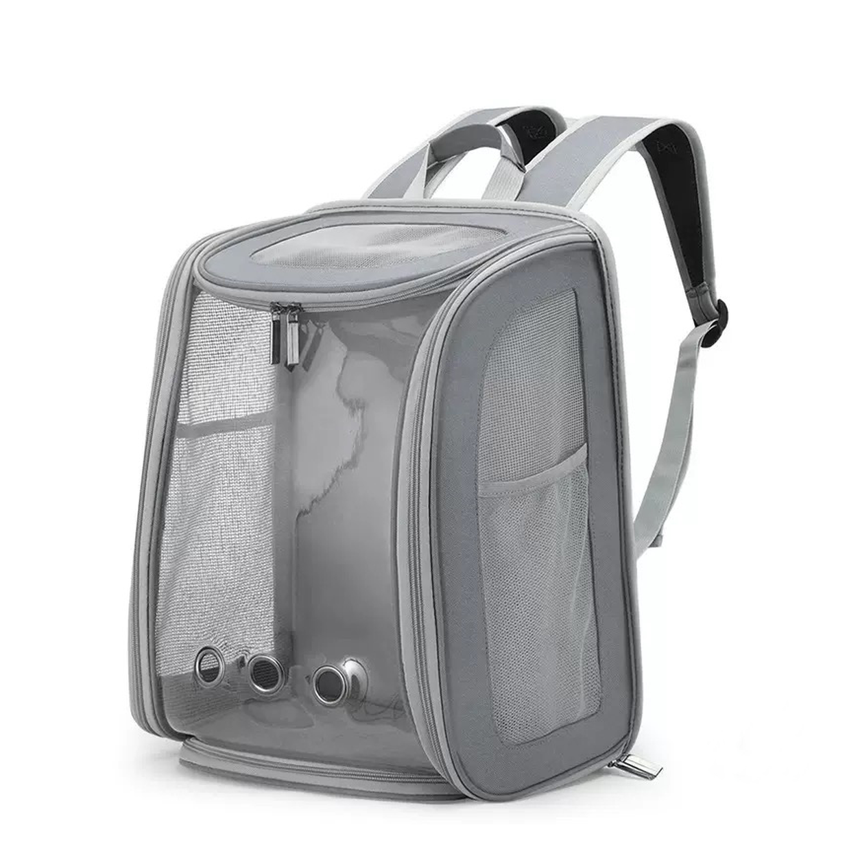Pet Backpack Carrier D09166 in Gray