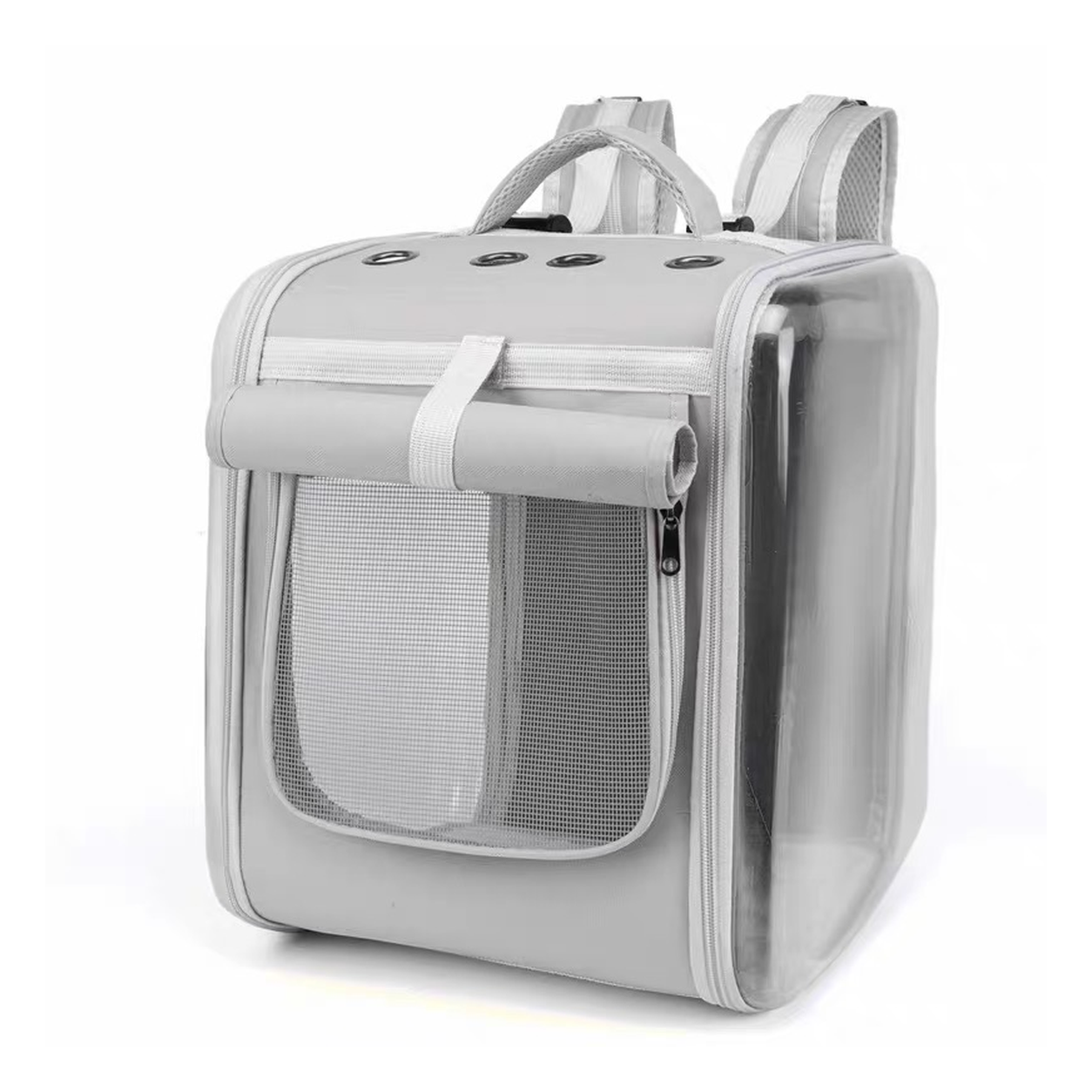 Pet Backpack Carrier D12212 in Gray