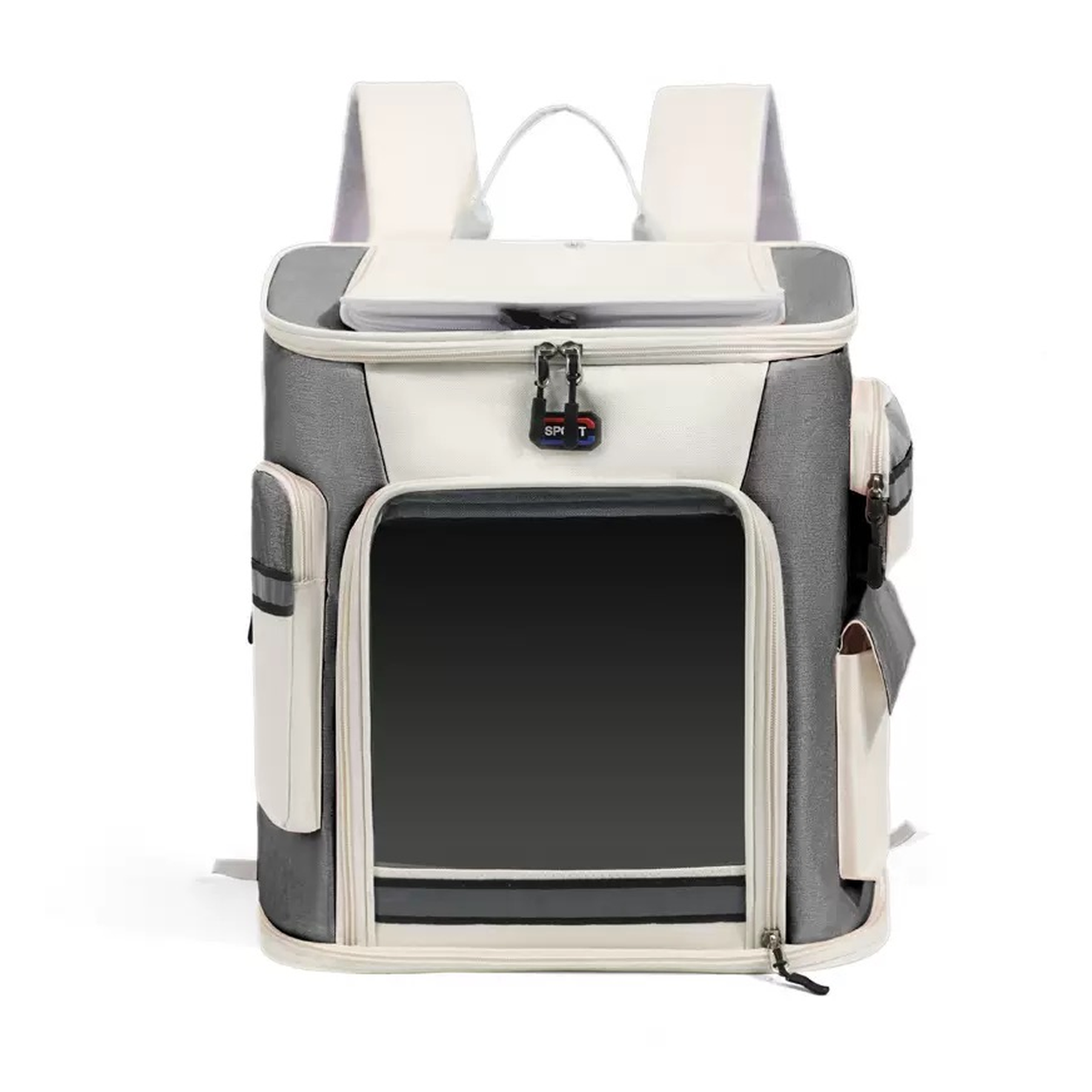 Pet Backpack Carrier D25247 in Gray