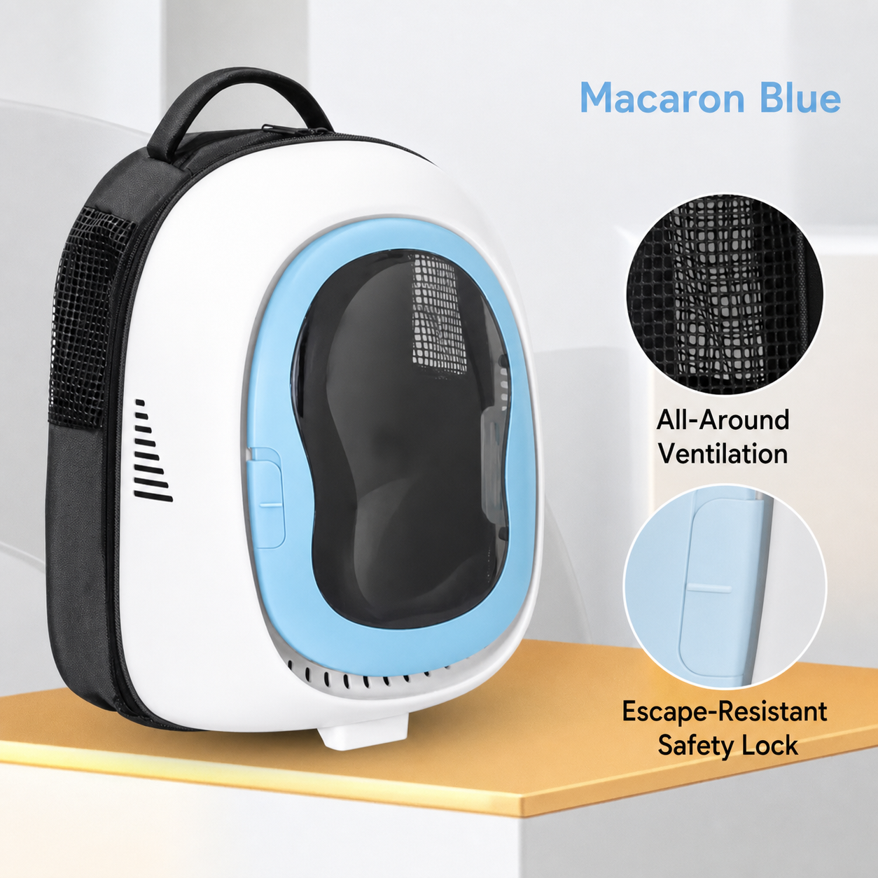 Pet Backpack Carrier D27262 in Blue