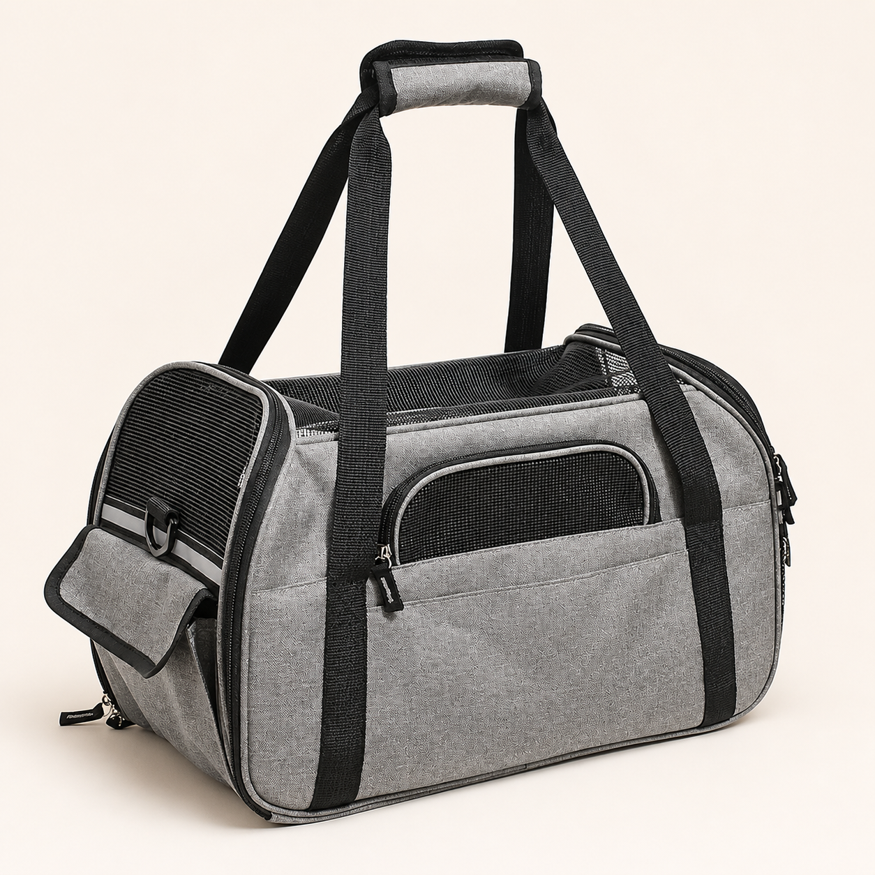 Soft-Sided Pet Carrier pro-108 in Gray