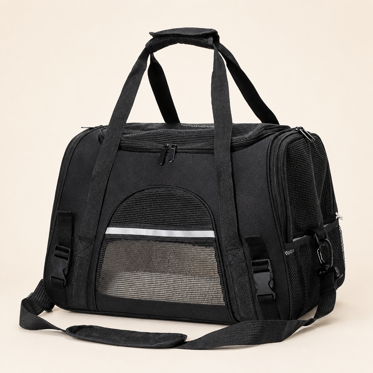 Soft-Sided Pet Carrier pro in Black
